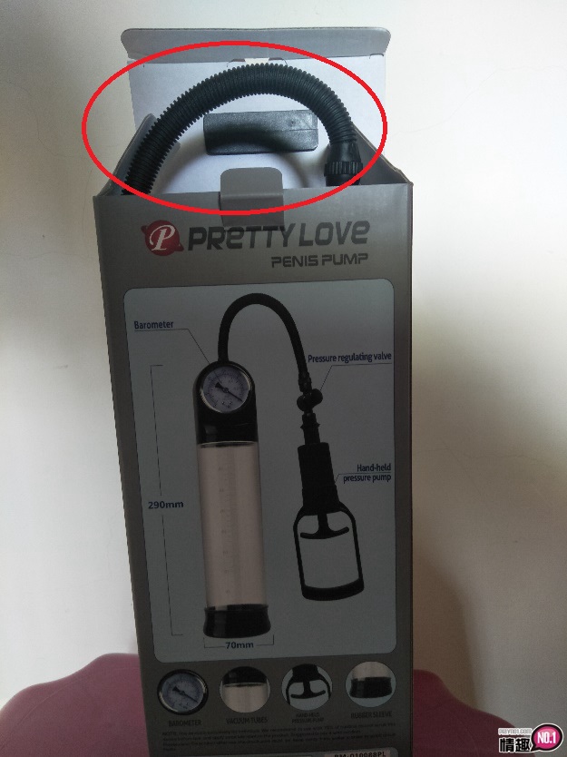 PrettyLove附压力錶手动真空吸引阴茎助勃器-这吸力确实非同小可;12