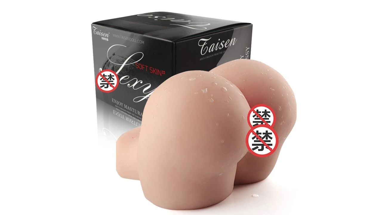 美国TAISEN茱莉亚真人倒模大刺激高仿真名器飞机杯测评报告-B哥情报局-飞机杯测评